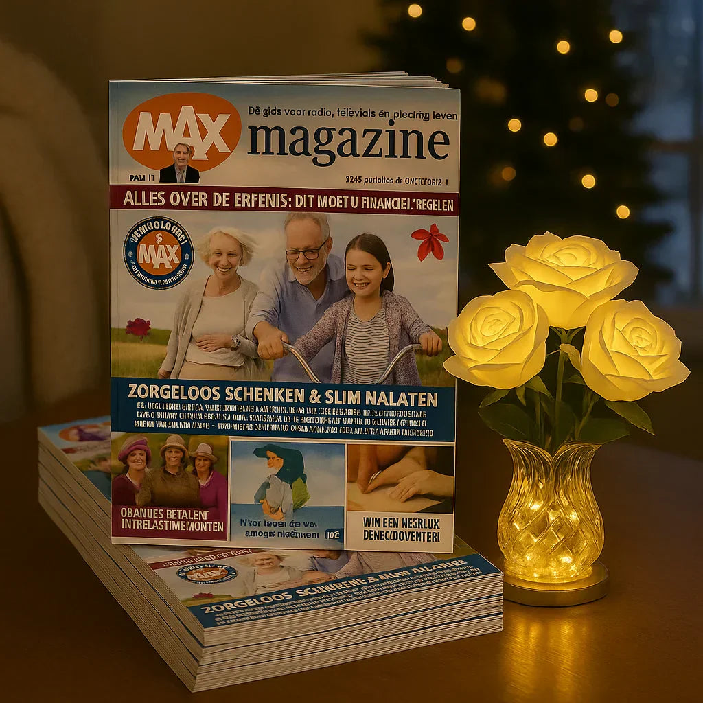 Featured in MAX Magazine: our Radiant Rose Lamp