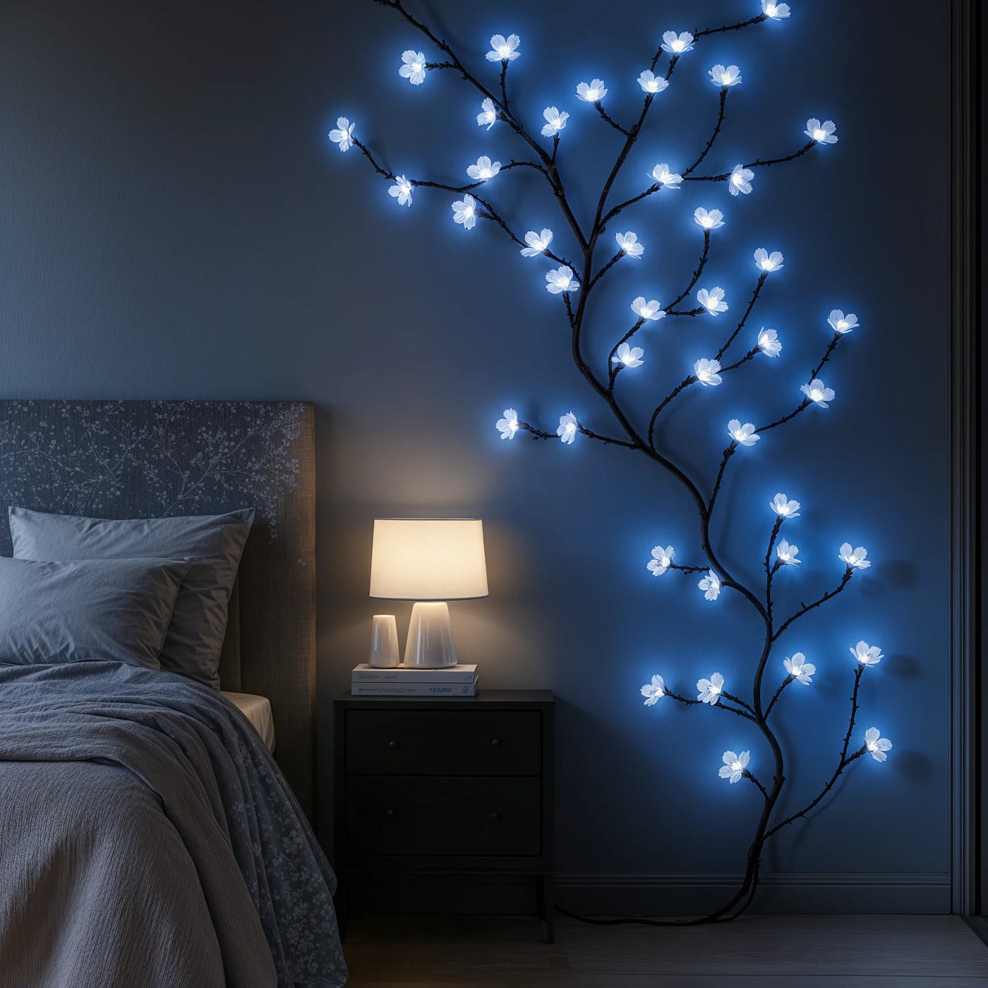 Enchanted Iced Blossom Vine – Magical LED blossom – Lux Lights