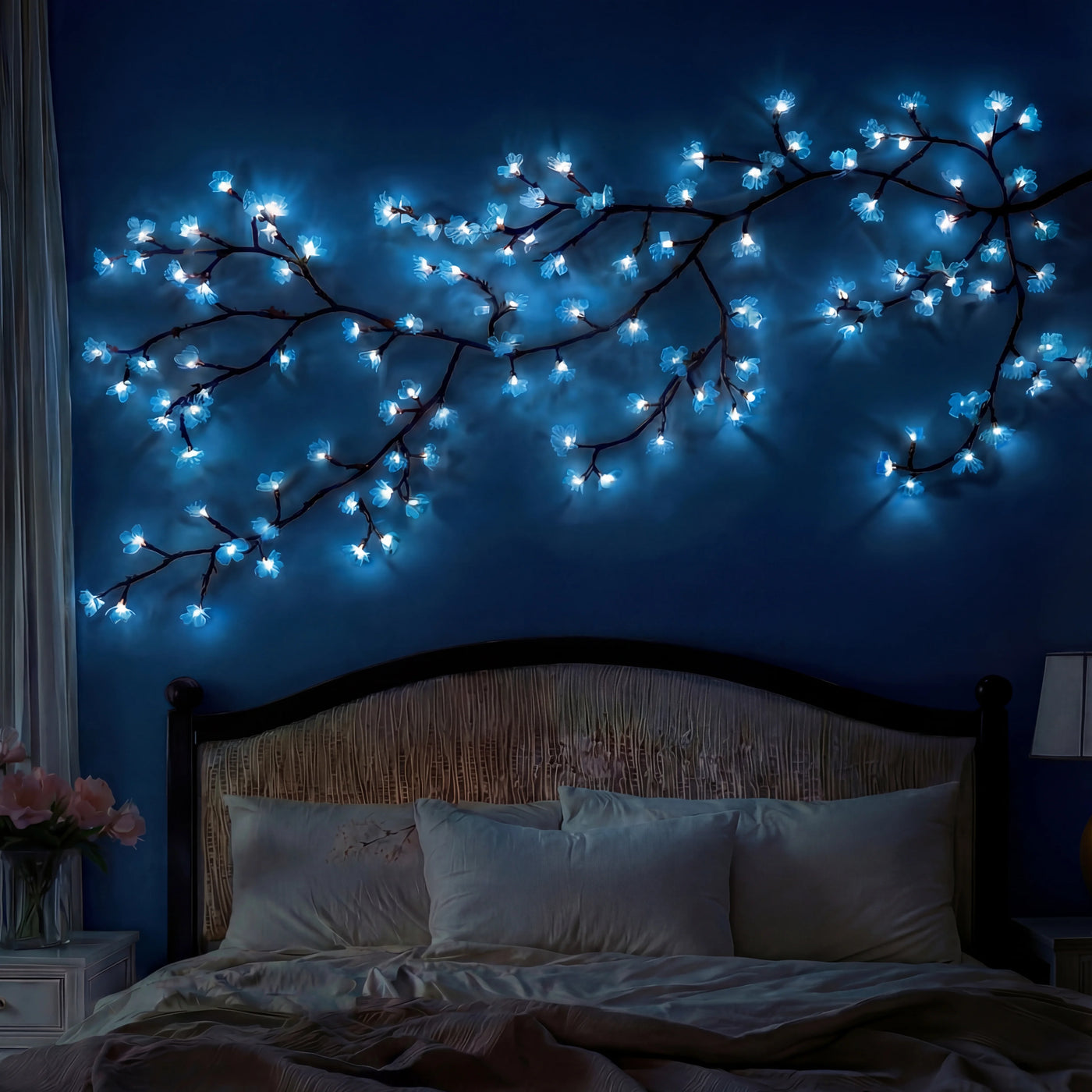 Enchanted Iced Blossom Vine – Magical LED blossom – Lux Lights